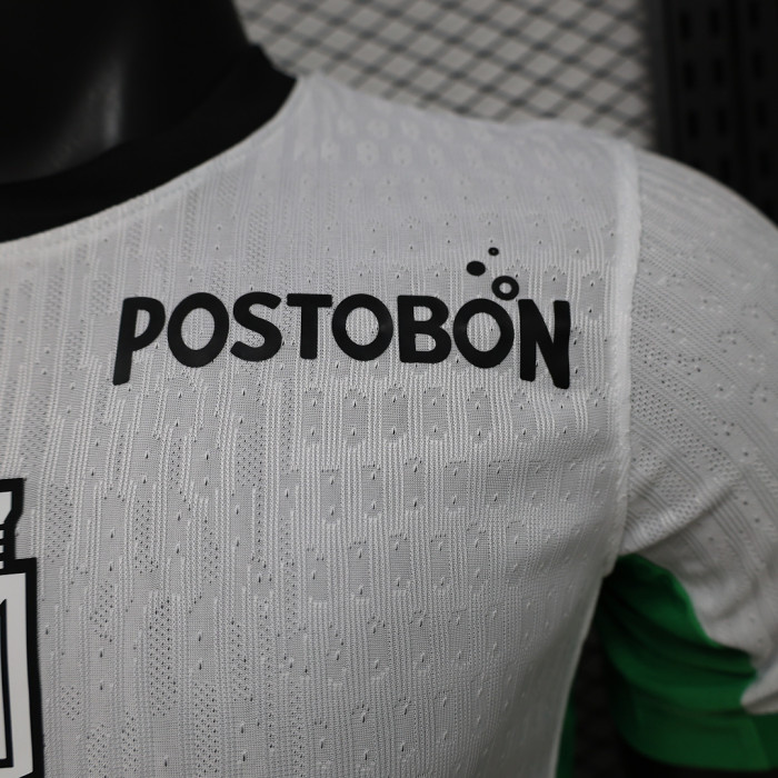 Player Version 2026-2027 Atletico Nacional de Medellin Away White Soccer Jersey