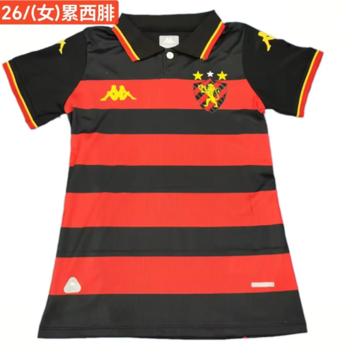Women 2026-2027 Sport Club do Recife Home Soccer Jersey Girl Football Shirt