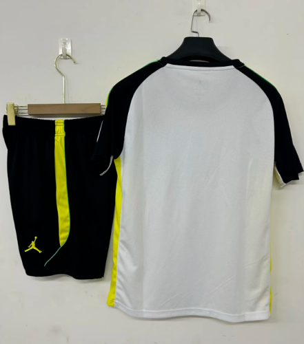 Adult Uniform 2026-2026 Brazil White Soccer Training Jersey and Shorts Football Kits