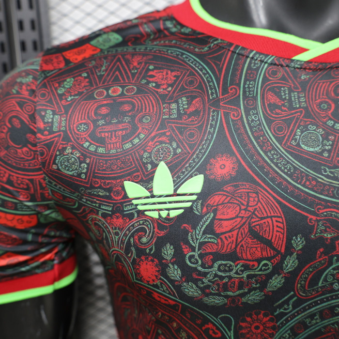 Player Version 2026 Mexico Red Special Edition Soccer Jersey Football Shirt