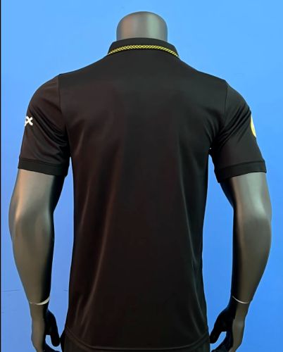 Fan Version 2025-2026 Chelsea Black Soccer Polo Football Shirt