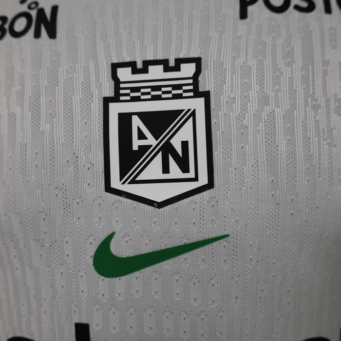 Player Version 2026-2027 Atletico Nacional de Medellin Away White Soccer Jersey