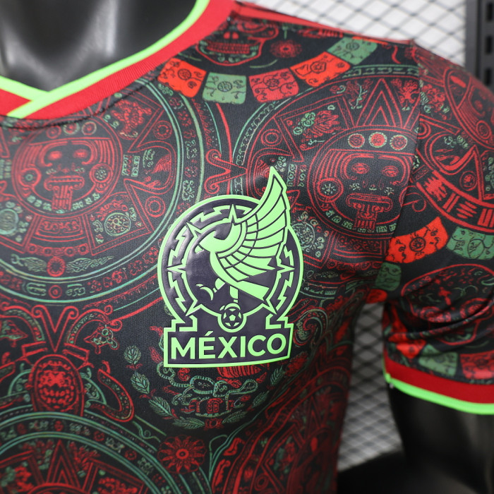 Player Version 2026 Mexico Red Special Edition Soccer Jersey Football Shirt