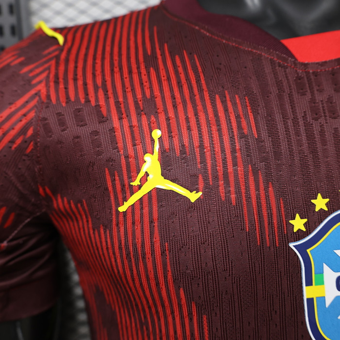 Player Version 2026 Brazil Red Soccer Jersey Brasil Camisetas de Futbol
