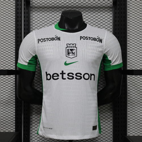 Player Version 2026-2027 Atletico Nacional de Medellin Away White Soccer Jersey