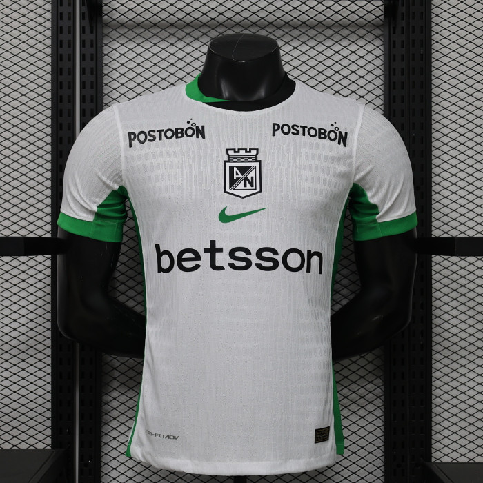 Player Version 2026-2027 Atletico Nacional de Medellin Away White Soccer Jersey