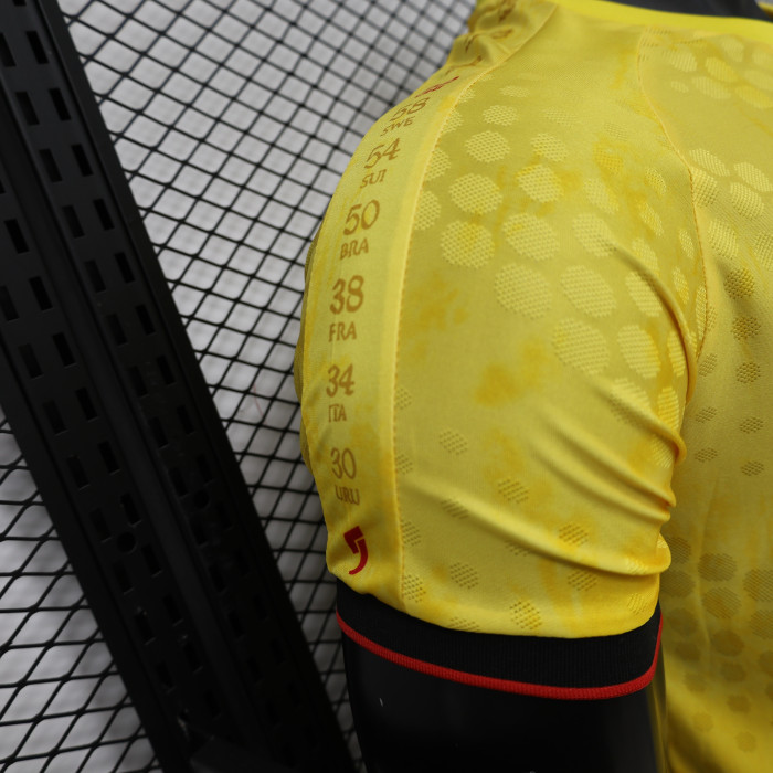 Player Version 2026 Colombia Yellow Heritage Soccer Jersey Camisetas de Futbol
