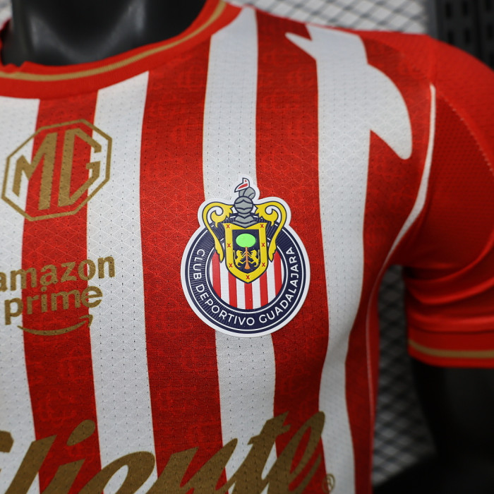 Player Version 2026-2027 Chivas Home Soccer Jersey Football Shirt