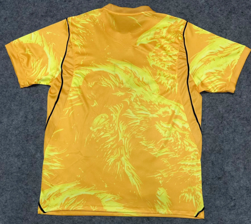 Fan Version 2026 England Yellow Goalkeeper Soccer Jersey Football Shirt