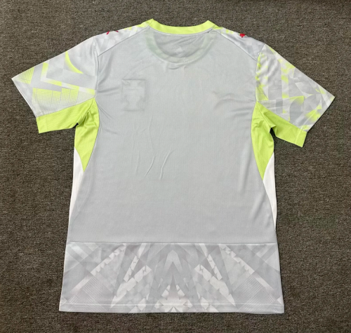 Fan Version 2026 Portugal Grey Goalkeeper Soccer Jersey Football Shirt