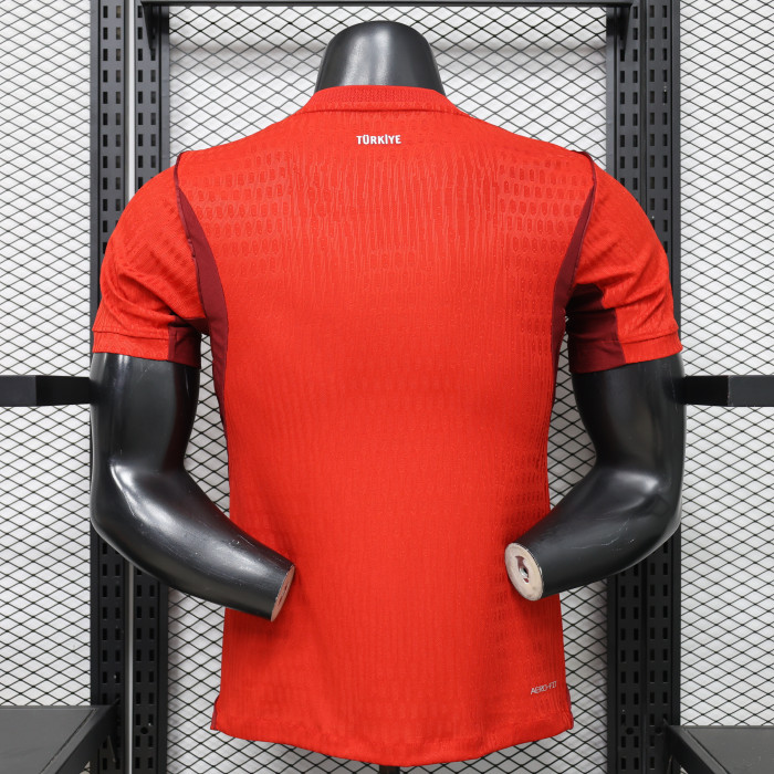 Player Version 2026 Turkey Away Red Soccer Jersey Football Shirt