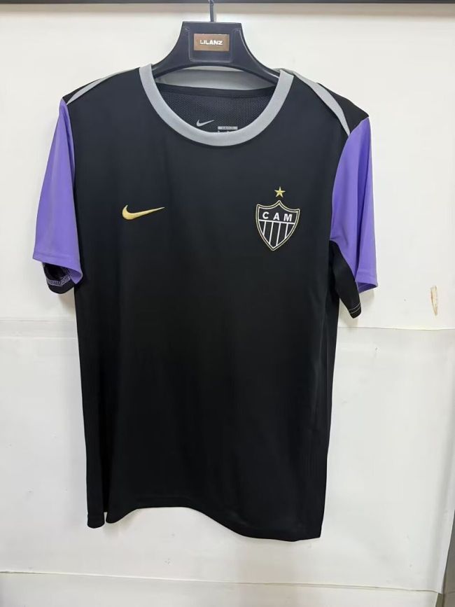 Fan Version 2026-2027 Atletico Mineiro Black/Purple Soccer Training Jersey Football Shirt