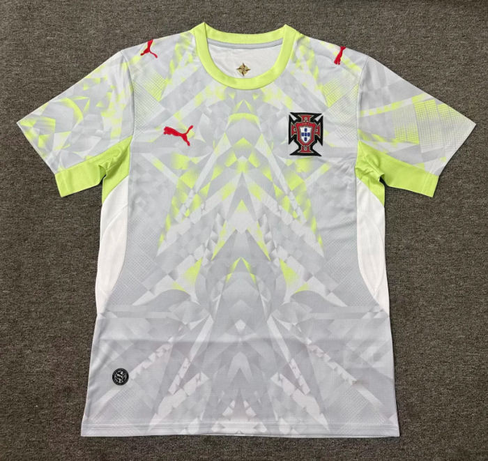 Fan Version 2026 Portugal Grey Goalkeeper Soccer Jersey Football Shirt