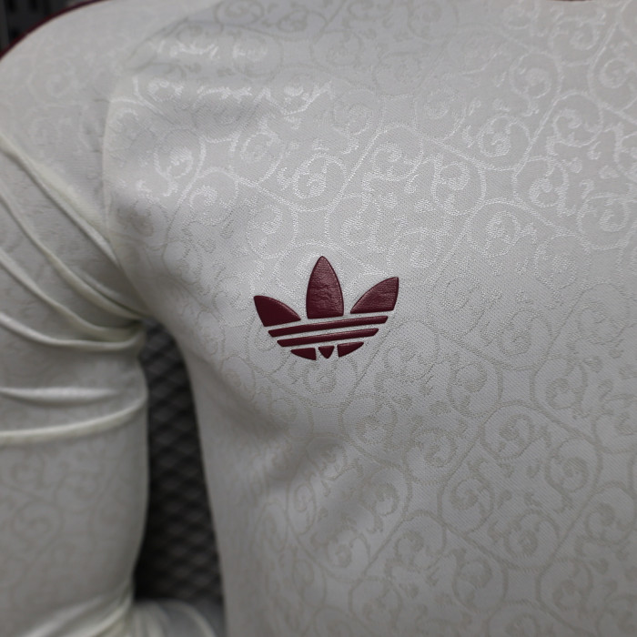 Long Sleeve Player Version 2026 Spain Away Soccer Jersey España Camisetas de Futbol