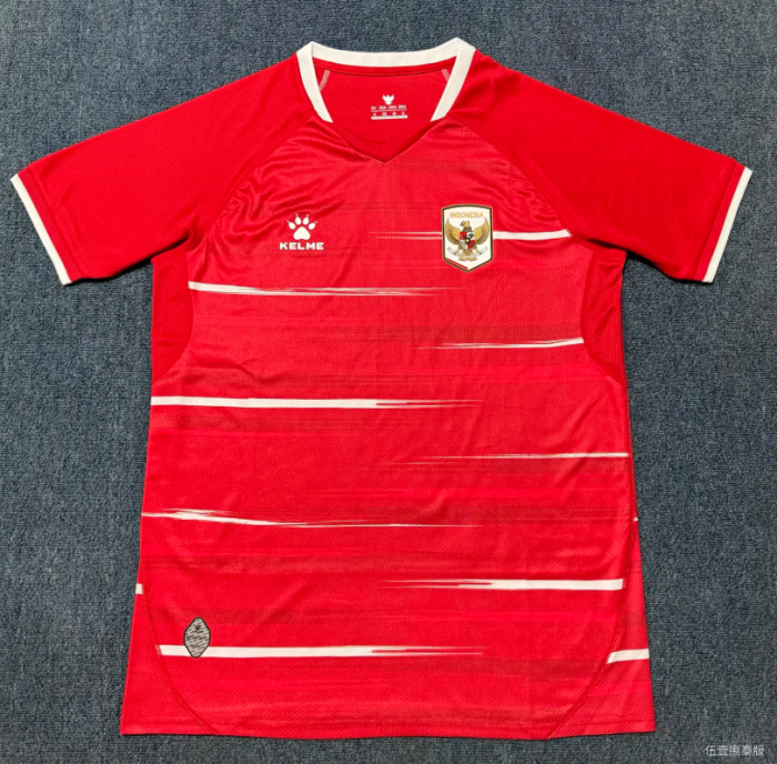Fan Version 2026 Indonesia Red Soccer Jersey Football Shirt