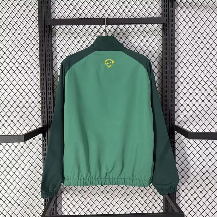 2026-2027 Brazil Green/Yellow Soccer Windbreaker Jacket Brasil Football Jacket