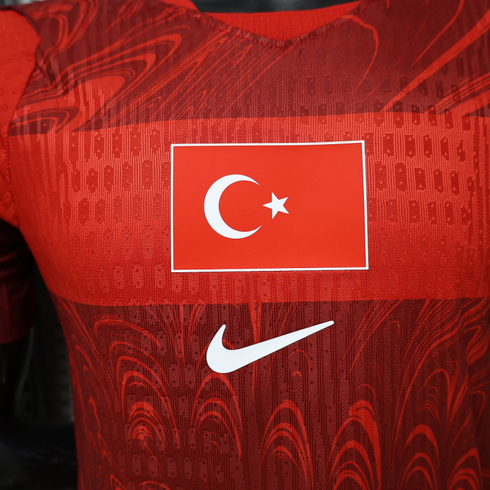 Player Version 2026 Turkey Away Red Soccer Jersey Football Shirt