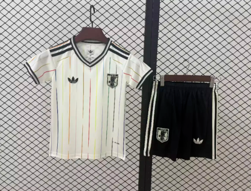 Youth Uniform Kids Kit 2026 Japan Away Soccer Jersey Shorts Child Football Set