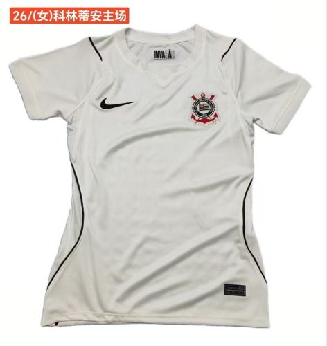 Women 2026-2027 Corinthians Home Soccer Jersey Girl Football Shirt