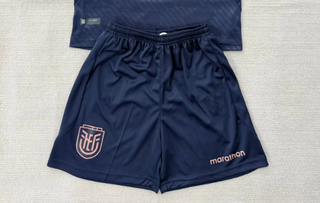 Fan Version 2026 Ecuador Away Dark Blue Soccer Shorts Football Shorts