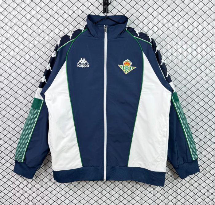 Retro Jacket 1997-1998 Real Betis Soccer Windbreaker Jacket Football Jacket