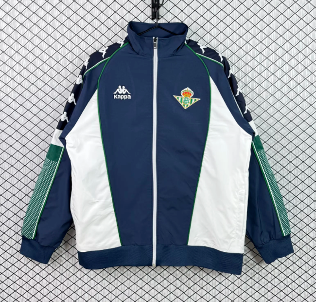Retro Jacket 1997-1998 Real Betis Soccer Windbreaker Jacket Football Jacket