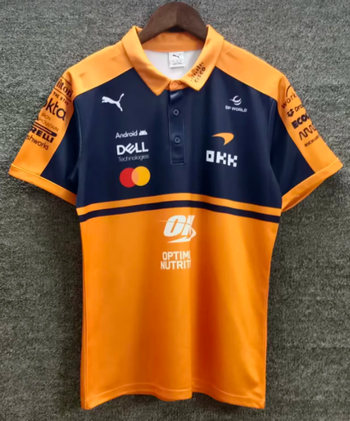 2026 Maclaren Yellow Shirt Racing Polo