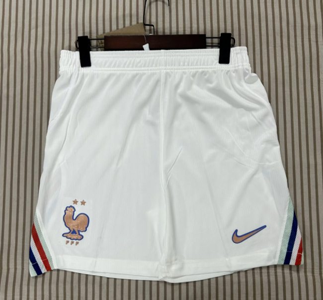 Fan Version France 2026 Home Soccer Shorts White Football Shorts