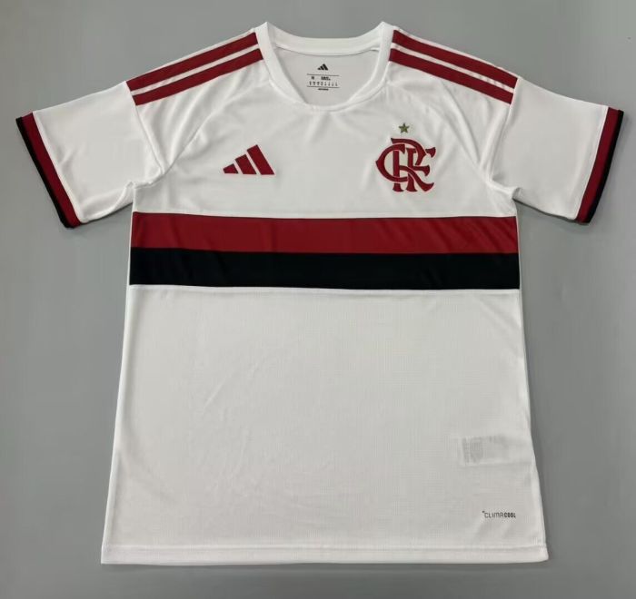 without Sponor Logo Fan Version 2026-2027 Flamengo Away White Soccer Jersey Football Shirt