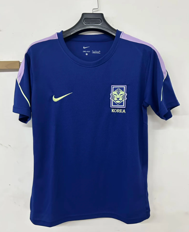 Fan Version South Korea 2026 Dark Blue/Purple Soccer Training Jersey Football Shirt