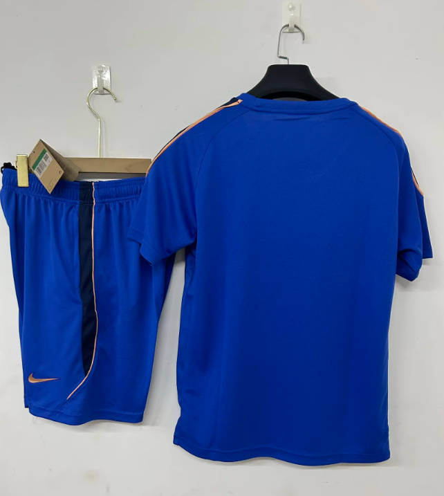 Adult Uniform 2026 France Blue Soccer Training Jersey and Shorts Football Kits
