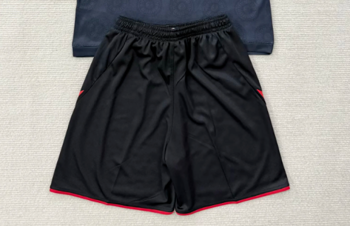 Fan Version 2026 Albania Third Away Black Soccer Shorts Football Shorts