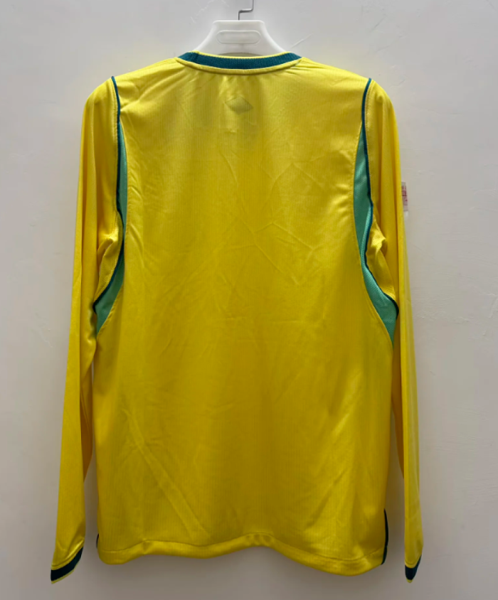 Long Sleeve Fan Version 2026 Brazil Home Soccer Jersey Brasil Camisetas de Futbol