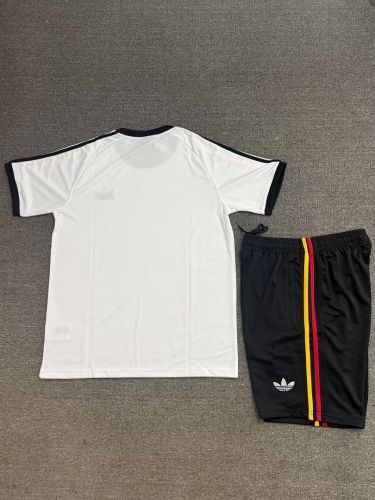 AD Blank White Originals Style Soccer Training Jersey Shorts DIY Cutoms Uniform