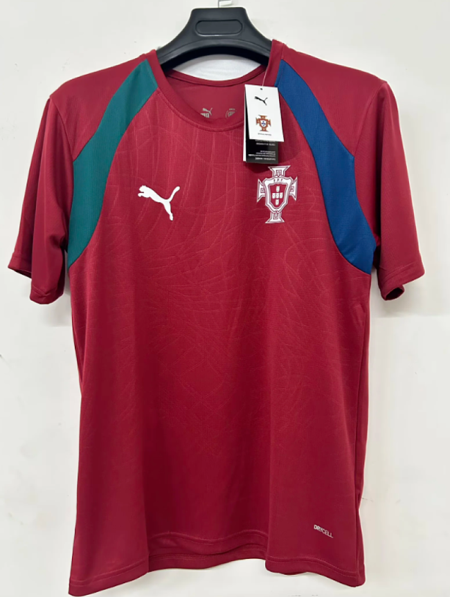 Fan Version 2026 Portugal Red/Green/Blue Soccer Training Jersey Football Shirt