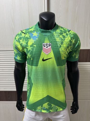 Player Version 2026 USA Green Goalkeeper Soccer Jersey United States Football Shirt