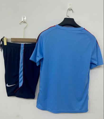 Adult Uniform 2026 England Blue Soccer Training Jersey and Shorts United States Football Kits