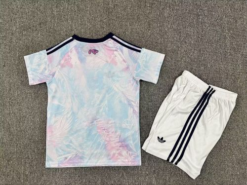 Youth Uniform Kids Kit 2026 Costa Rica Away Soccer Jersey Shorts Child Football Set