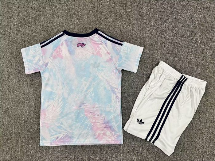 Youth Uniform Kids Kit 2026 Costa Rica Away Soccer Jersey Shorts Child Football Set