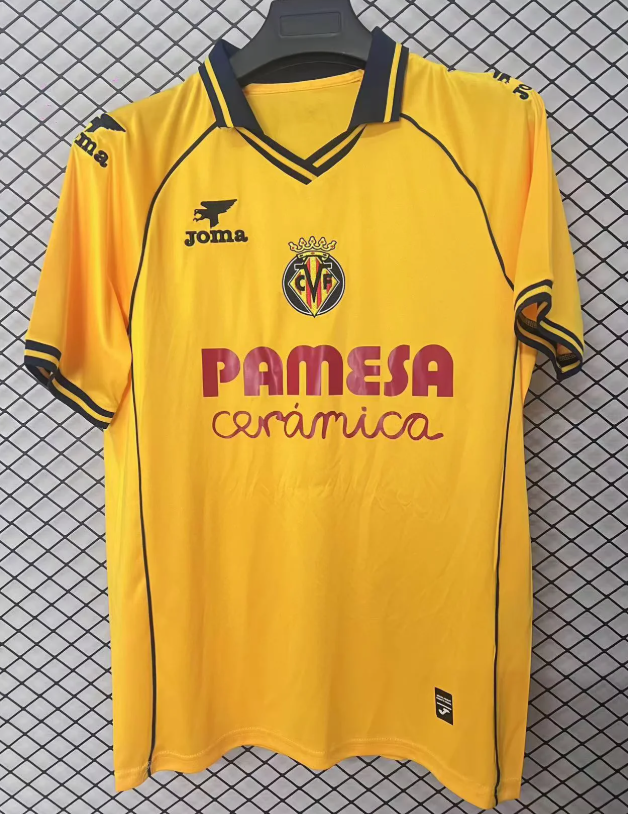 Fans Version 2025-2026 Villarreal Retro Model Soccer Jersey Football Shirt