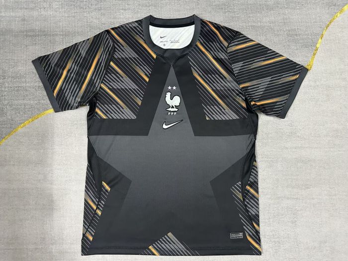 Fan Version 2026 World Cup France Black/Yellow Goalkeeper Soccer Jersey Football Shirt