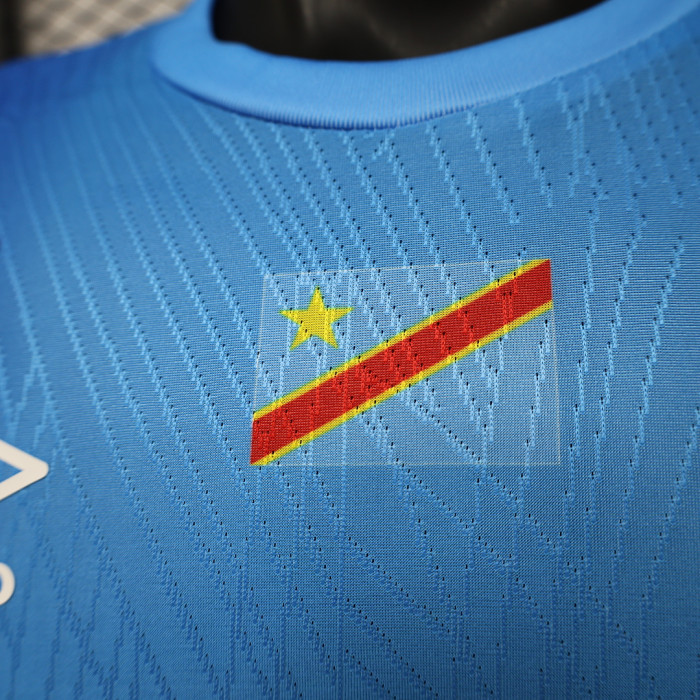 Player Version 2026 Congo Blue Soccer Jersey Football Shirt