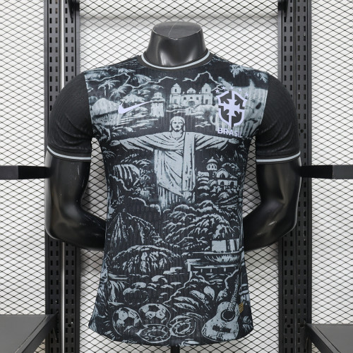 Player Version 2026 Brazil Black Special Version Soccer Jersey Brasil Camisetas de Futbol