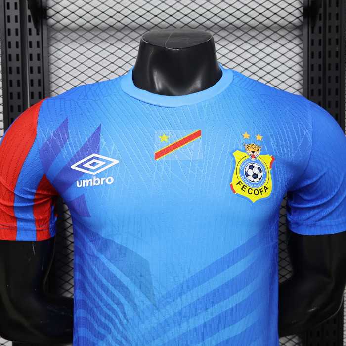 Player Version 2026 Congo Blue Soccer Jersey Football Shirt