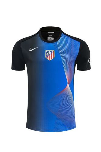 Fan Version 2026-2027 Atletico Madrid Black/Blue Soccer Pre-match Jersey Football Shirt
