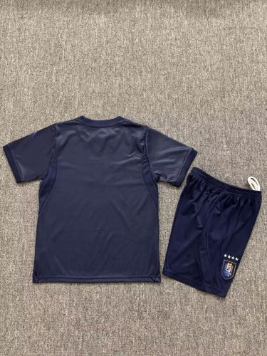 Youth Uniform Kids Kit 2026 Uruguay Away Soccer Jersey Shorts Child Football Set