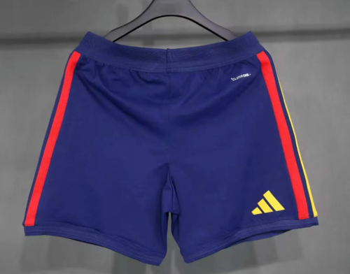 Player Version 2026 Spain Home Soccer Shorts Brasil Football Shorts