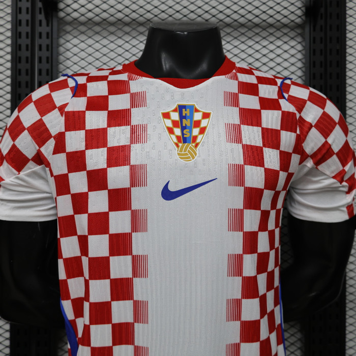 Player Version 2026 Croatia Home Soccer Jersey Football Shirt