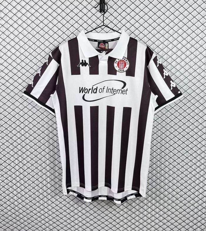 Retro Jersey 2000-2001 St. Pauli Home Soccer Jersey Football Shirt