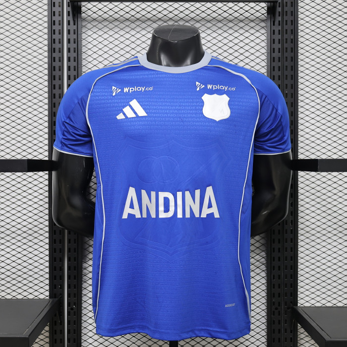 Player Version 2026-2027 Millonarios Home Soccer Jersey Football Shirt